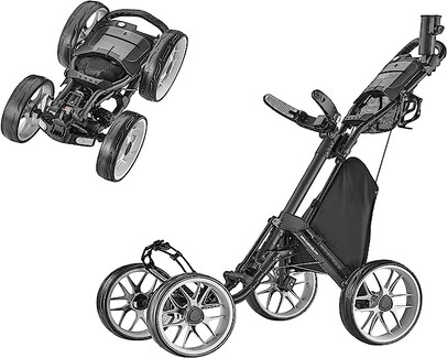 Caddytek Caddycruiser 4 Wheel Golf Pushcart