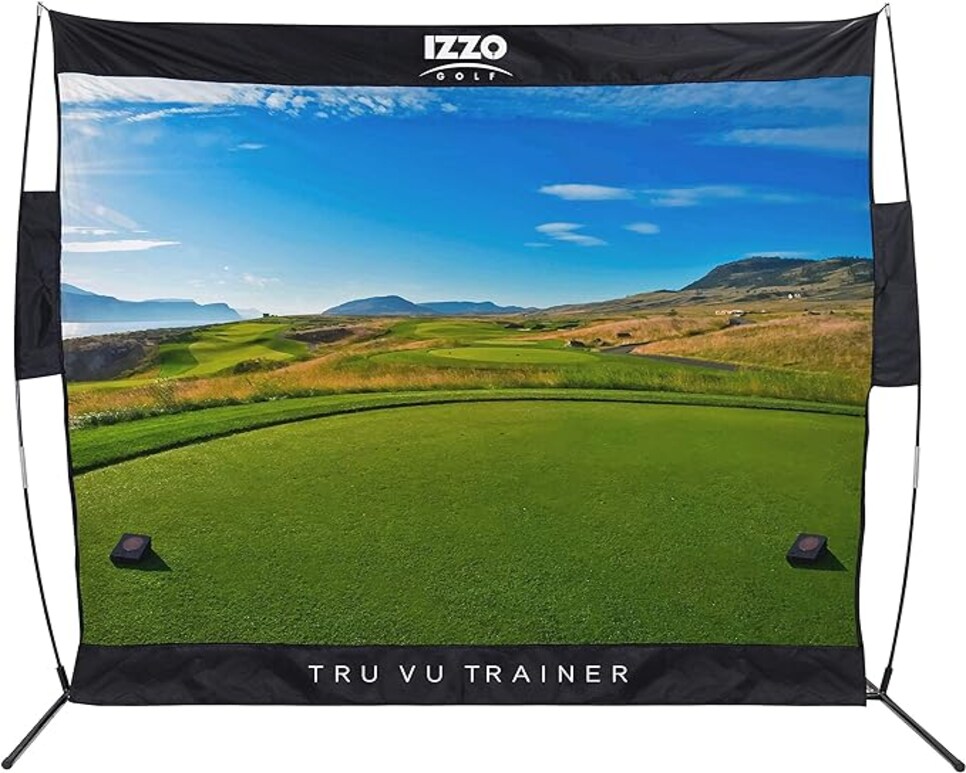 IZZO Golf Tru Vu Trainer Course Style Hitting Net, 7.5 x 7.5 Feet