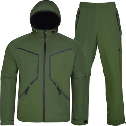 K.E.J. Men's Waterproof Golf Rain Suit